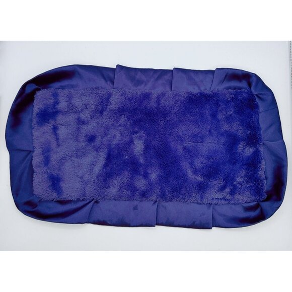 MINKY COUTURE VW Bus Campervan Snuggle Lovey Security Blanket w/Satin Trim - Picture 2 of 3